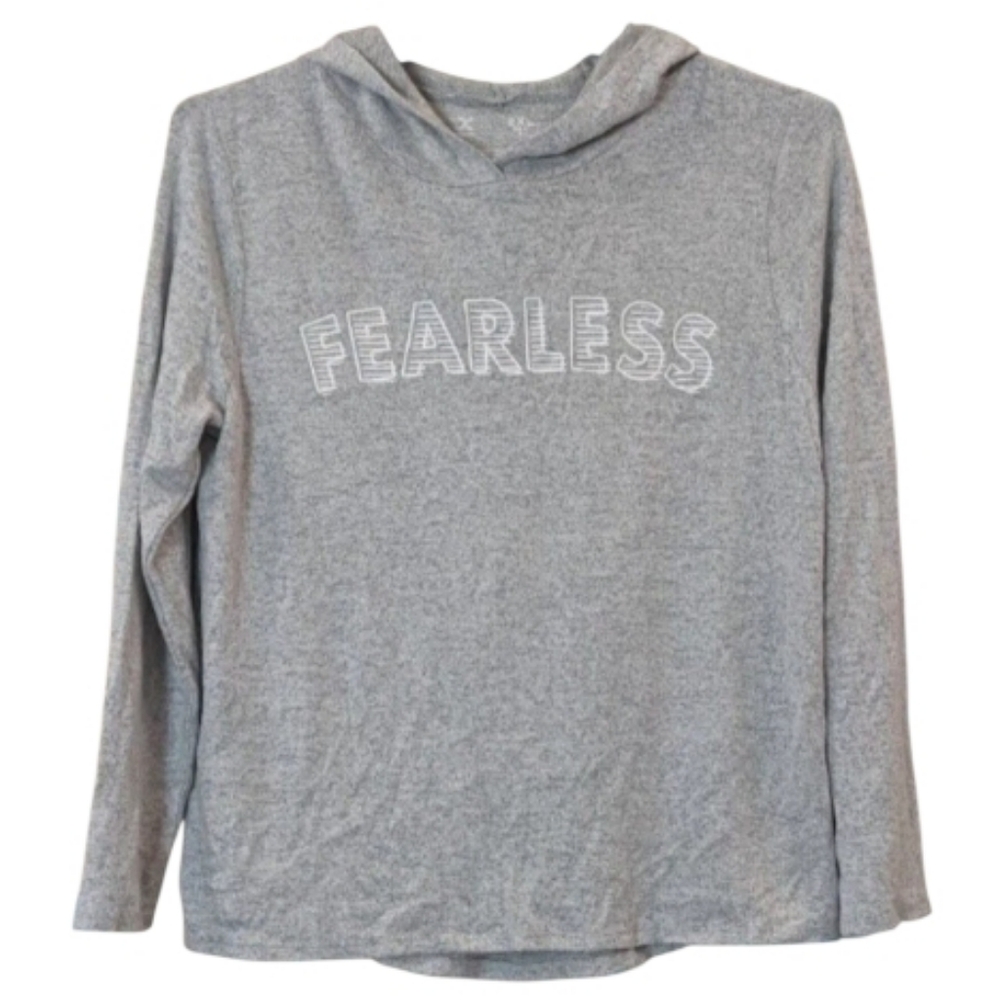 Xersion‎ Women's Hooded Heather Fearless Soft Long Sleeve